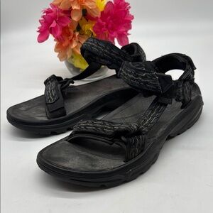 Teva Black Sport Sandals with Adjustable Straps Size 13 KET8057B